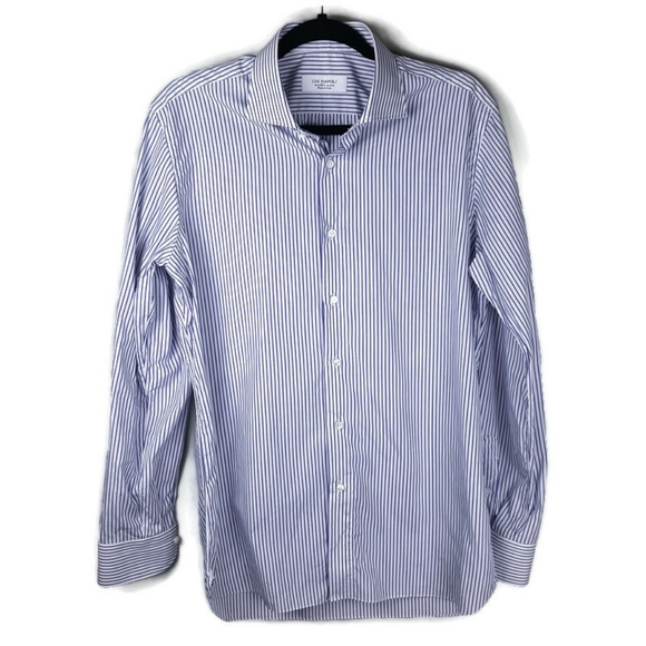 134 Napoli Long Sleeve Dress Shirt Size 16/41 - Picture 1 of 6